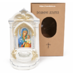 Candela mare alba cu Icoana