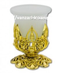 Candela masa din pvc aurie