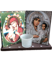 Candela cu Icoanele Maicii Domnului.