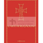 Carte de rugaciuni rosie cu scris mare