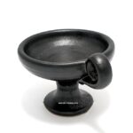 Catuie ceramica neagra medie fara capac