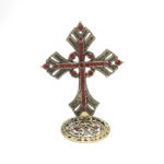Cruce metalica cu perle