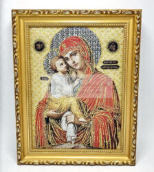 Icoana din vesmant Urma Maicii Domnului