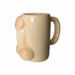 Halbă ceramică cu P