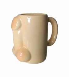 Halbă ceramică cu P