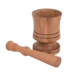 Set mojar lemn pentru usturoi