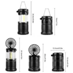 Felinar LED cu Ventilator Retractabil