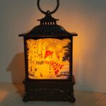 Felinar cu LED Om de Zăpadă – Decorațiune Luminoasă de Crăciun, 13.5 cm