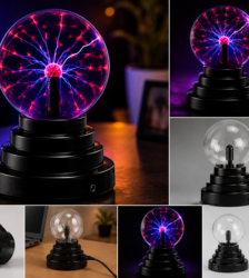 Sferă LED cu Efect Electric & USB 14 cm