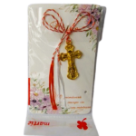 Martisor religios Cruciulita metalica sfintita