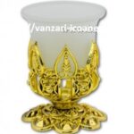 Candela masa din pvc aurie