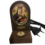 Candela de masa electrica cu led si icoana