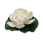 Candela floare nufar alb