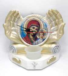 Candela maini cu Icoana Maicii Domnului din Kazan