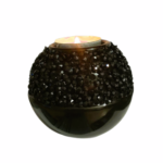 Candela neagra cu suport