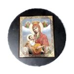 Icoana Maicii Domnului pe suport ceramic