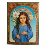 Icoana mare Maica domnului la 3 ani