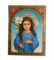 Icoana mare Maica domnului la 3 ani