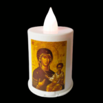 Lumanare cu led rosu intermitent