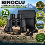 Binoclu 7x cu lentile antireflex roșii